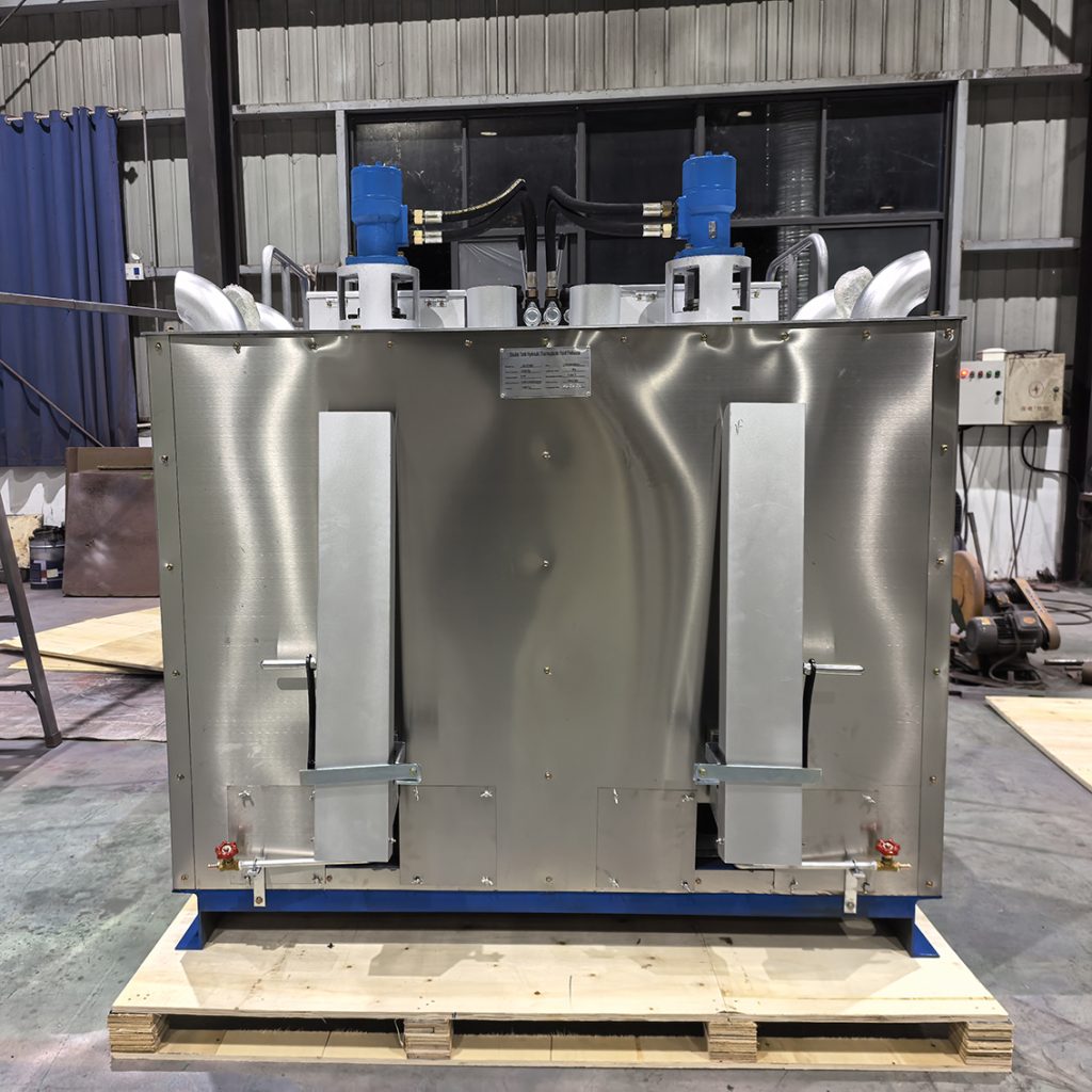 Heavy-duty double-cylinder hot-melt kettle 1000kg thermal plastic preheater high quality New type hydraulic hot melt pot for road marking machine hot plastic coating preheater