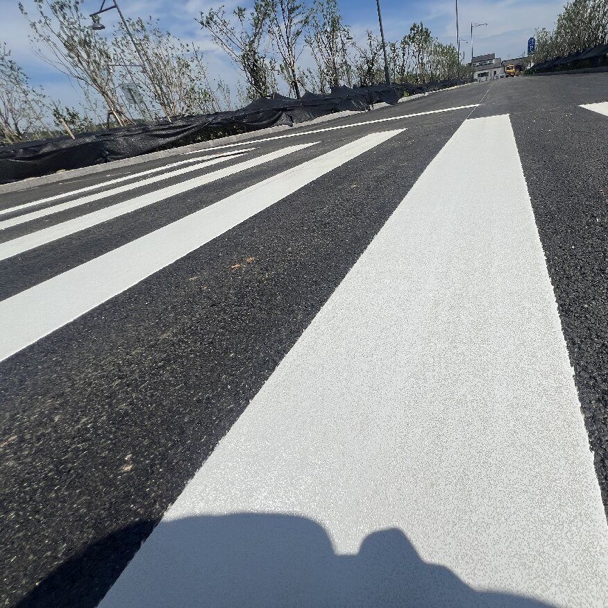 How long can hot-melt road markings last after application?